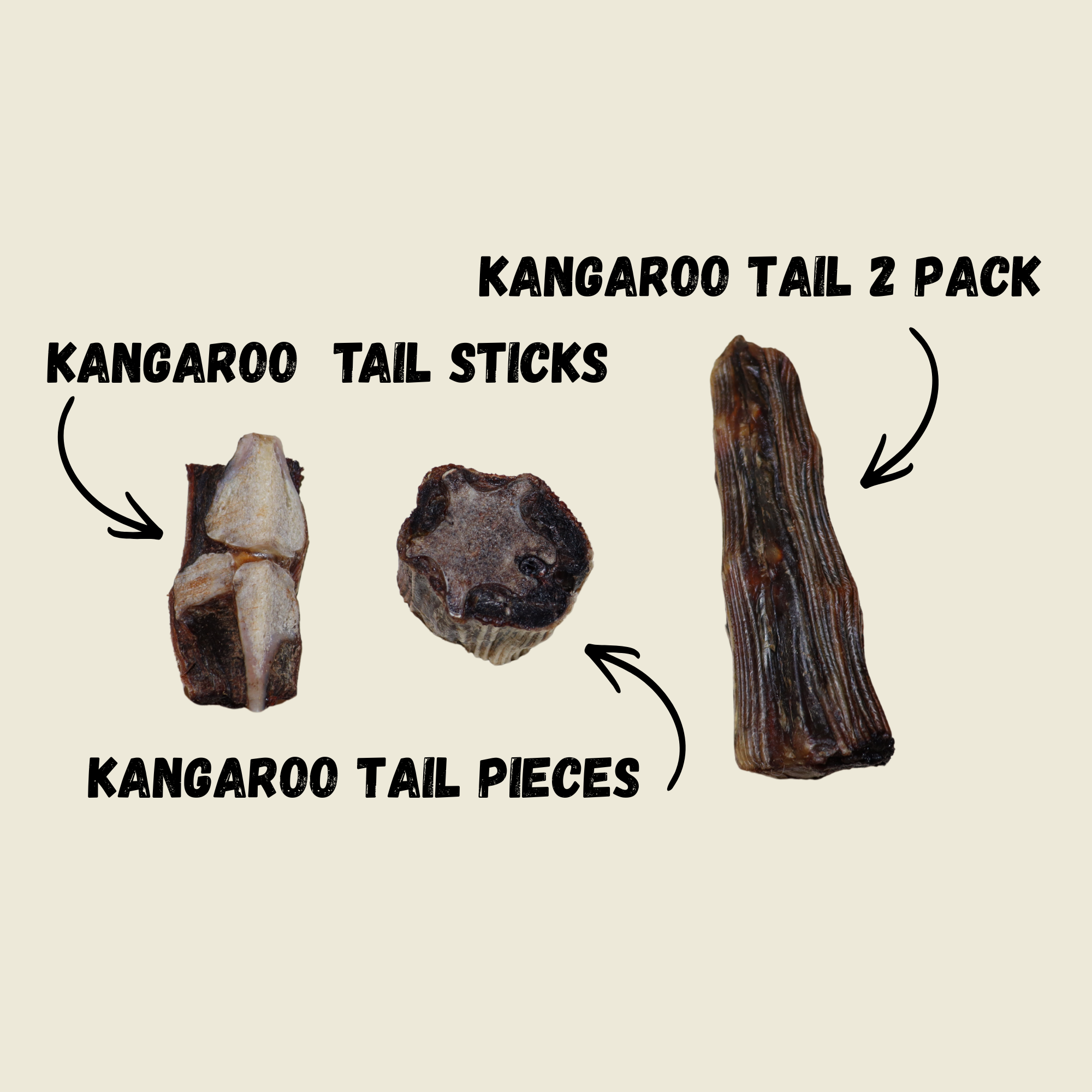 Kangaroo Tail Sticks 200g